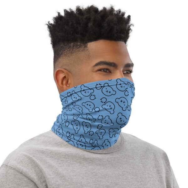 Logo Black / Blue Neck Warmer - Grin And Bear - Image 6