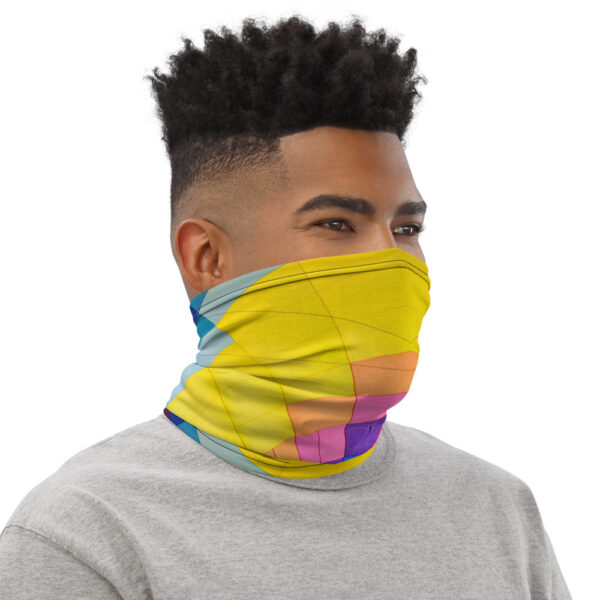 Yellow & Blue Parachute - Neck Warmer - Grin And Bear - Image 6