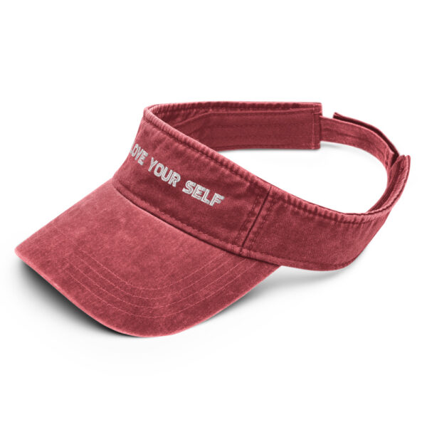 White Logo  - Denim visor - Love Your Self - Image 10